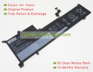 Lenovo L19D4PF2, 5B10W89835 15V 3735mAh original batteries