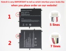 Other NV-2964151-2S 7.6V 4000mAh original batteries