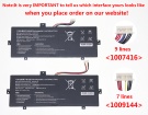 Jumper U3478110PV-2S1P, 3478110-2S 7.6V 4000mAh original batteries