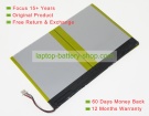 Cube H112160P, H-29112160P 3.7V 6600mAh original batteries