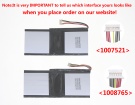 Rtdpart H-4072220P 7.4V 4000mAh original batteries