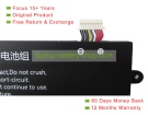 Rtdpart GN1S-140M-3S1P, CN1G-140M-3S1P 11.4V 4390mAh original batteries