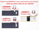Rtdpart JJY 4566200, 4880270 7.6V 4000mAh original batteries