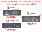 Rtdpart U3576127, U3576127PV 7.6V 5000mAh replacement batteries
