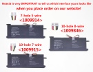 Jumper 516698-2S1P, 516698PV-2S1P 7.6V 5000mAh original batteries