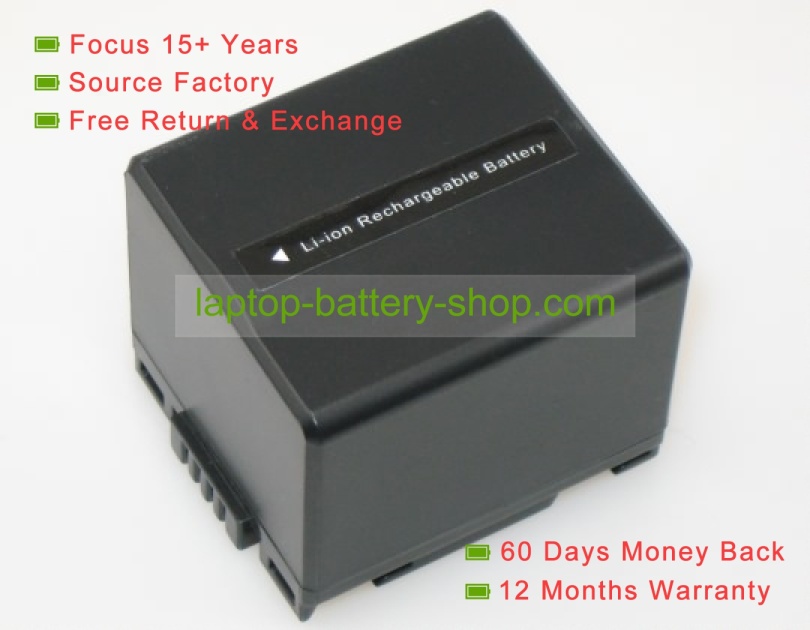 Panasonic CGA-DU14, VW-VBD140 7.2V 1400mAh replacement batteries - Click Image to Close