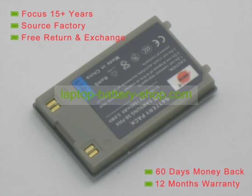 Samsung SB-P90A, SB-P90ASL 3.7V 900mAh replacement batteries - Click Image to Close