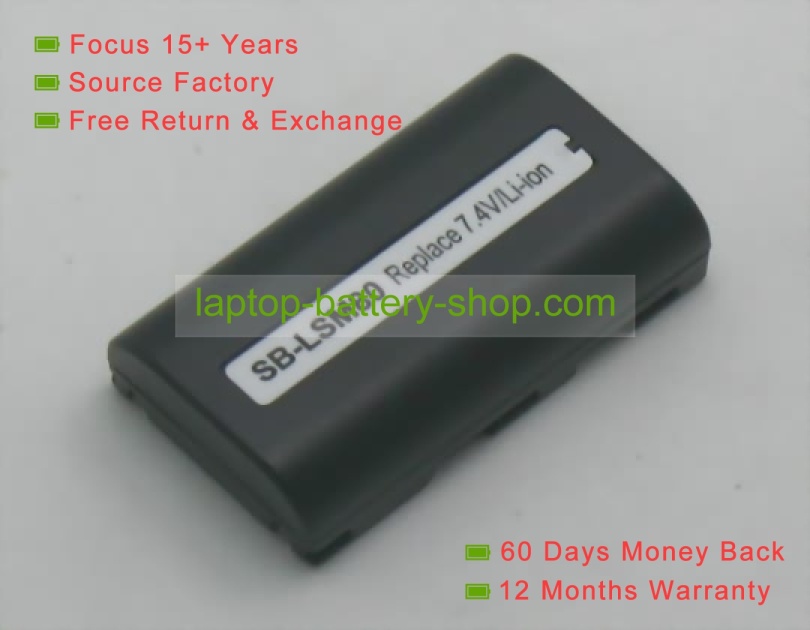 Samsung SB-LSM80 7.4V 850mAh replacement batteries - Click Image to Close