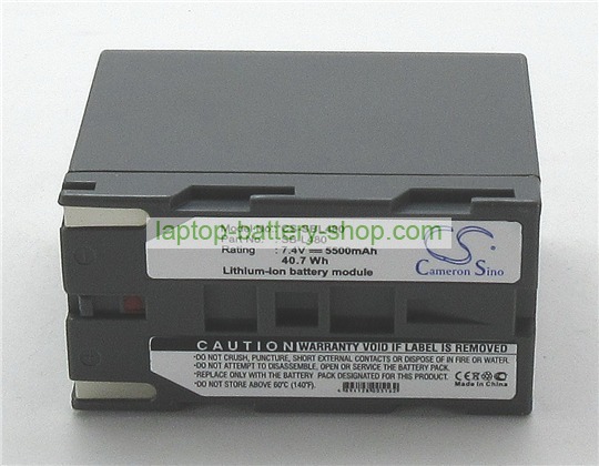 Samsung SB-L480 7.2V 6000mAh batteries - Click Image to Close