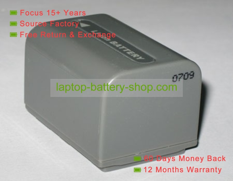 Sony NP-FP70 7.2V 1250mAh replacement batteries - Click Image to Close