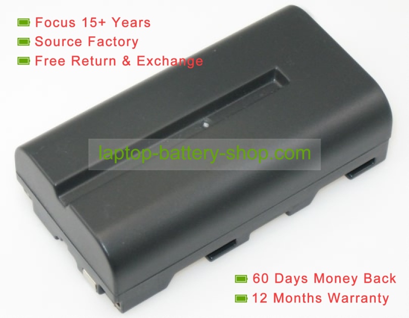 Sony NP-F550, NP-F330 7.2V 1850mAh replacement batteries - Click Image to Close