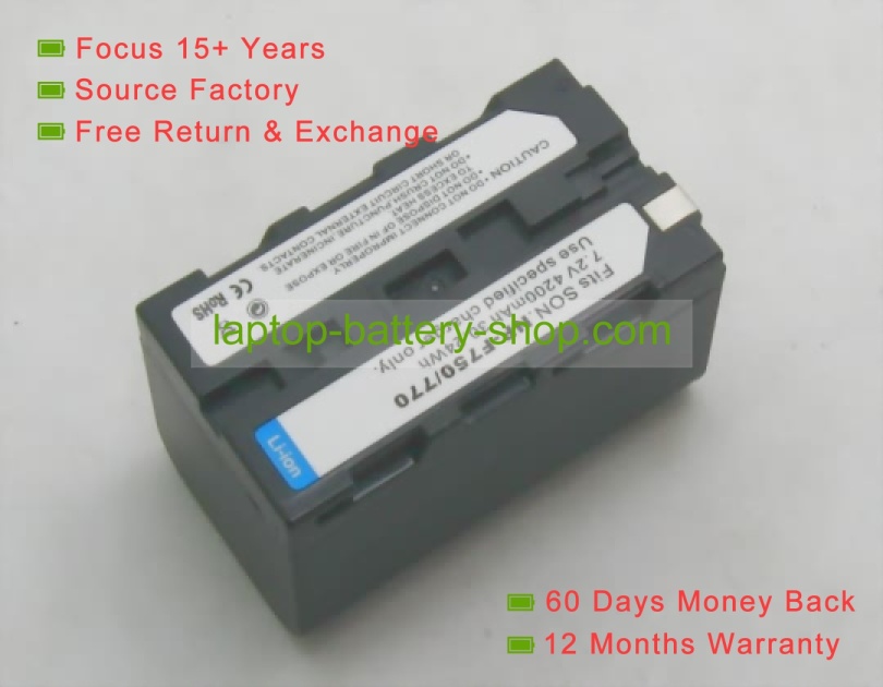 Sony NP-F730 7.2V 4200mAh replacement batteries - Click Image to Close