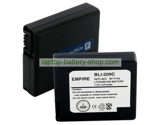 Sony NP-FF50, NP-FF51 7.2V 850mAh replacement batteries - Click Image to Close