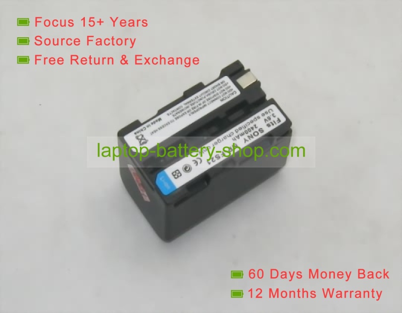 Sony NP-FS30, NP-FS33 3.6V 2400mAh replacement batteries - Click Image to Close