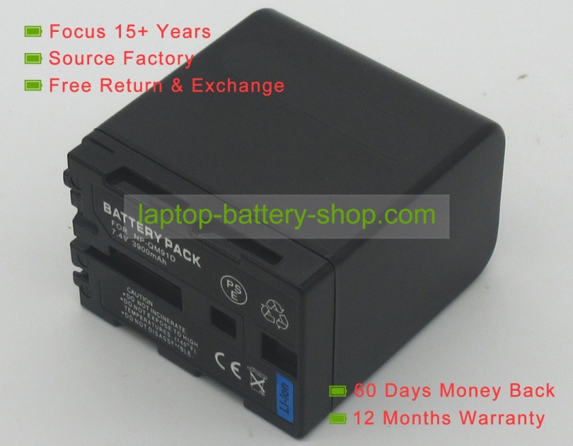 Sony NP-FM71, NP-FM30 7.4V 3900mAh replacement batteries - Click Image to Close