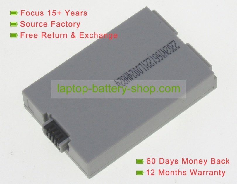 Canon BP-110 3.7V 950mAh replacement batteries - Click Image to Close