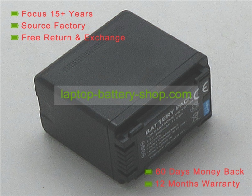 Panasonic VW-VBT380 3.6V 3880mAh replacement batteries - Click Image to Close