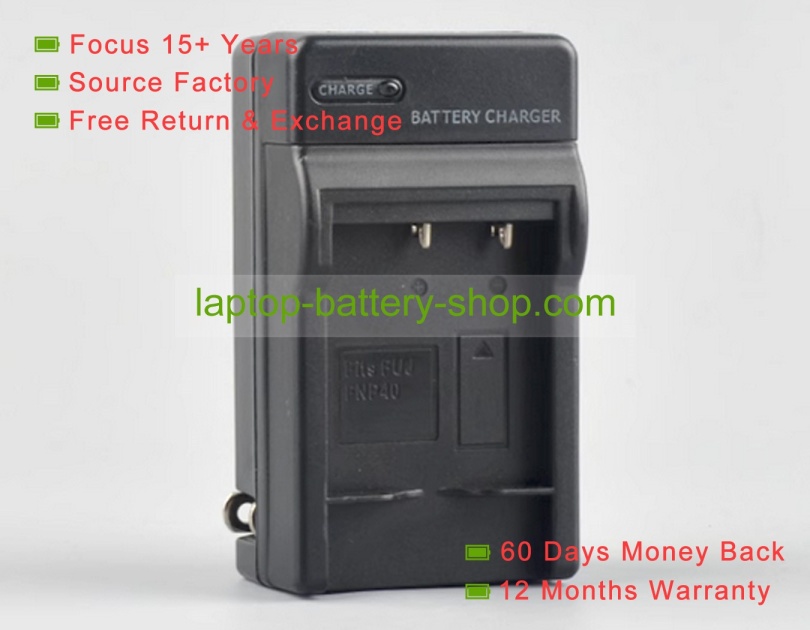 Fujifilm NP-40, FNP-40 4.2V 2.5A replacement chargers - Click Image to Close