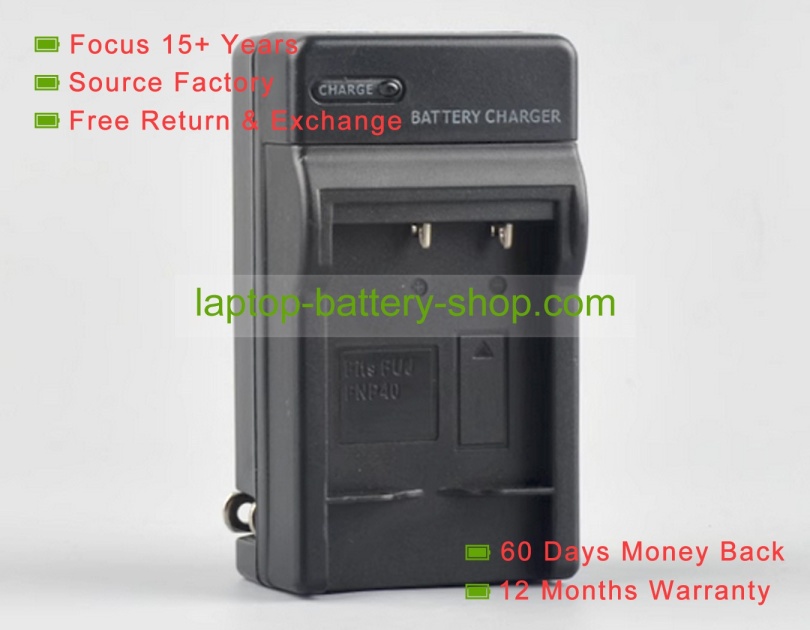 Fujifilm NP-40, FNP-40 4.2V 2.5A replacement chargers - Click Image to Close