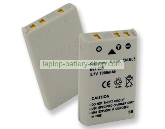 Nikon EN-EL5, ER-D330 3.7V 1100mAh replacement batteries - Click Image to Close