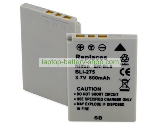 Nikon EN-EL8 3.7V 730mAh replacement batteries - Click Image to Close