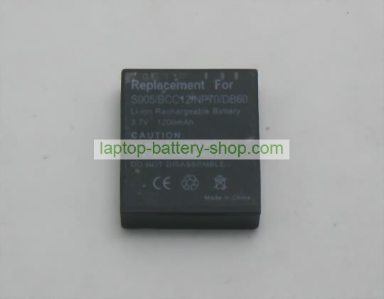 Panasonic CGA-S005, NP-70 3.7V 1150mAh replacement batteries - Click Image to Close