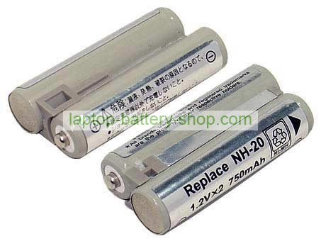 Fujifilm NH-20 2.4V 750mAh batteries - Click Image to Close