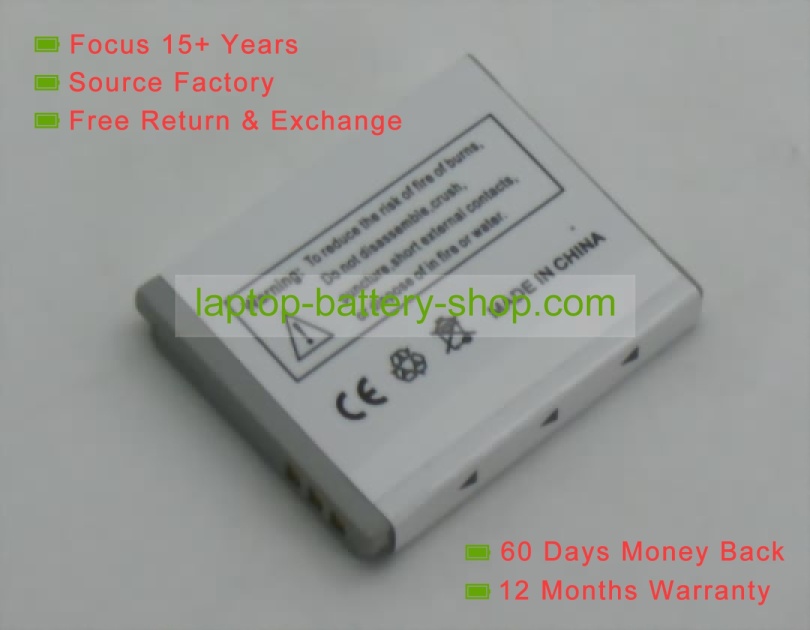 Canon NB-6L, NB-6LH 3.7V 1100mAh replacement batteries - Click Image to Close