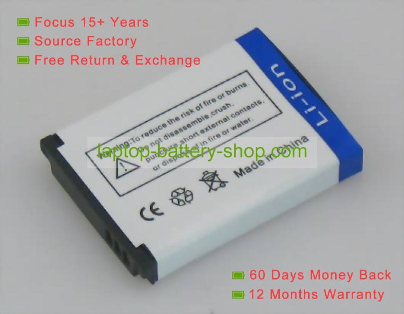 Samsung SLB-10A, 4302-001221 3.7V 1050mAh replacement batteries - Click Image to Close