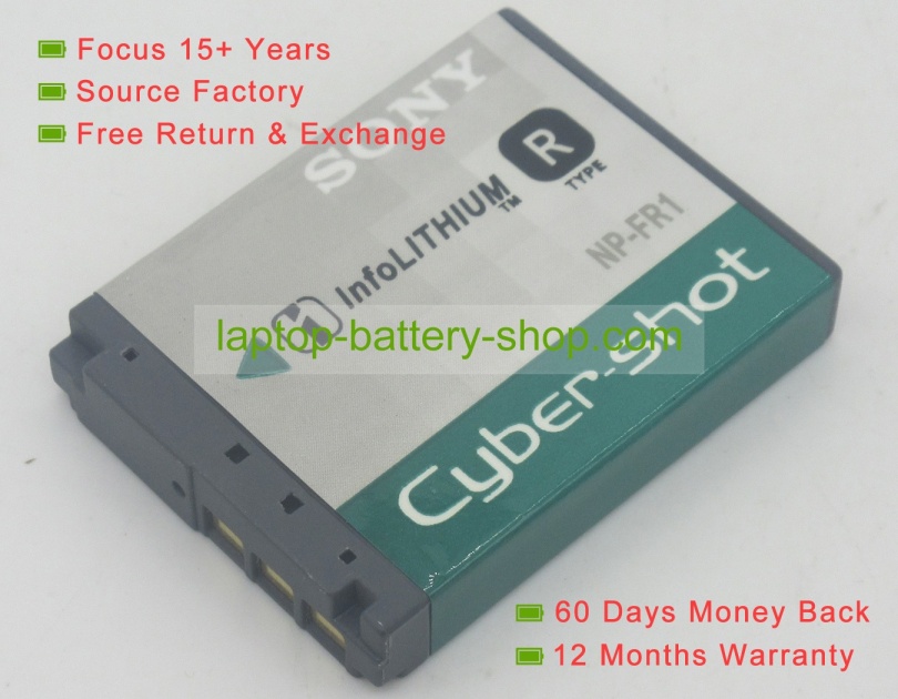 Sony NP-FR1 3.6V 1220mAh replacement batteries - Click Image to Close