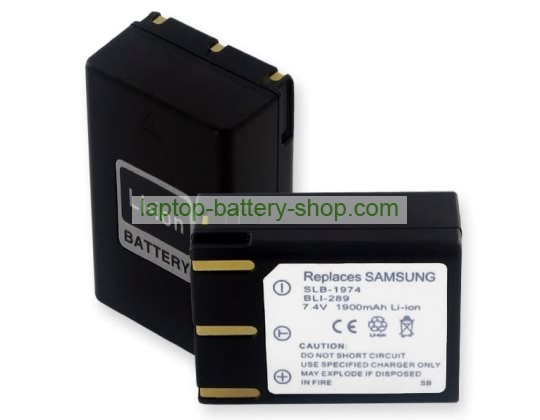 Samsung SLB-1974 7.4V 1900mAh batteries - Click Image to Close