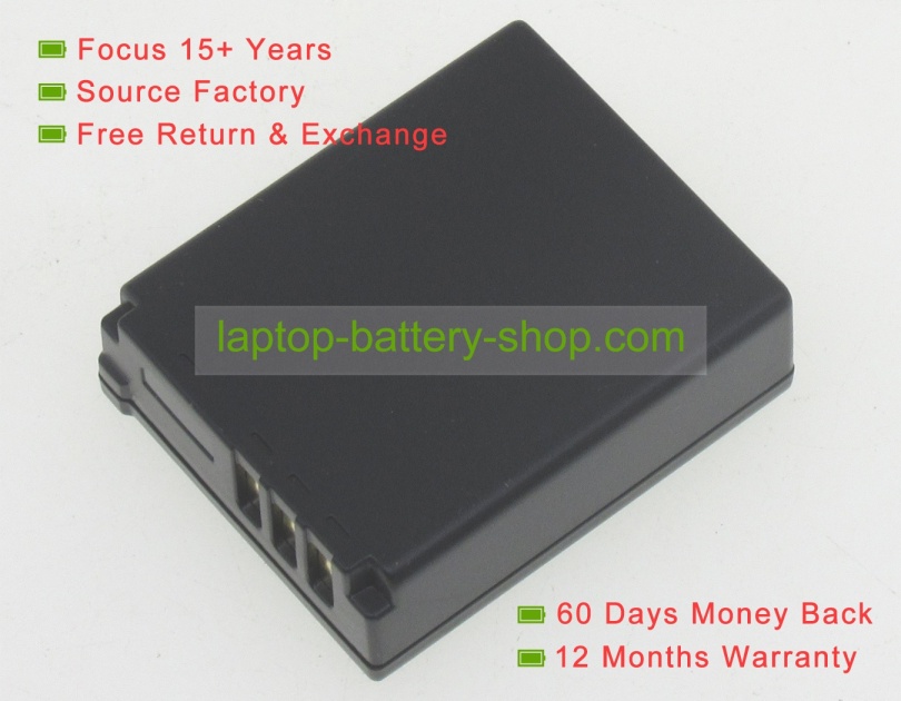 Panasonic CGA-S007, DMW-BCD10 3.7V 1000mAh replacement batteries - Click Image to Close