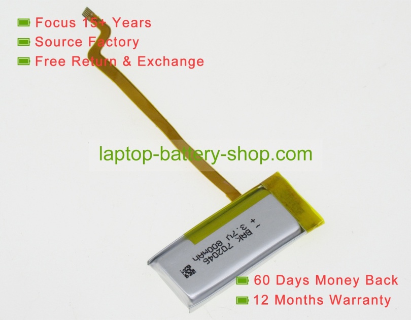 Apple 616-0232, E179009 3.7V 700mAh replacement batteries - Click Image to Close