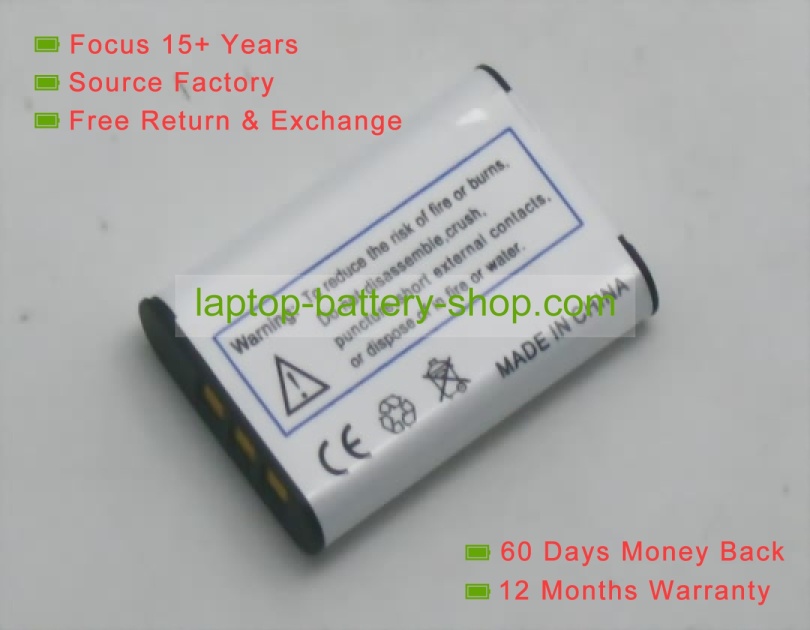 Olympus LI-60B, D-LI78 3.7V 680mAh replacement batteries - Click Image to Close