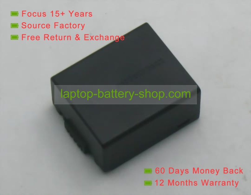 Panasonic DMW-BLB13, DMW-BLB13GK 7.2V 1100mAh replacement batteries - Click Image to Close