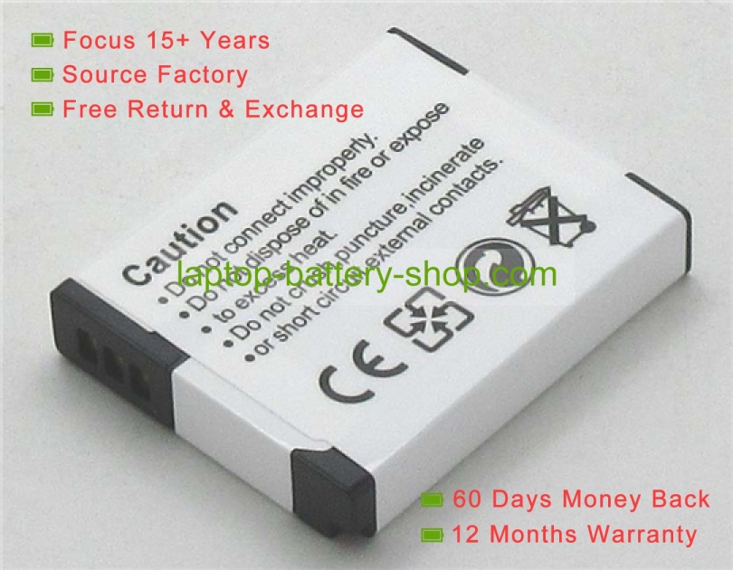 Panasonic DMW-BCM13, DMW-BCM13E 3.6V 1250mAh replacement batteries - Click Image to Close