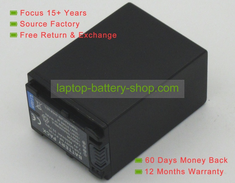 Sony BC-TRP 7.2V/7.4V 3300mAh replacement batteries - Click Image to Close