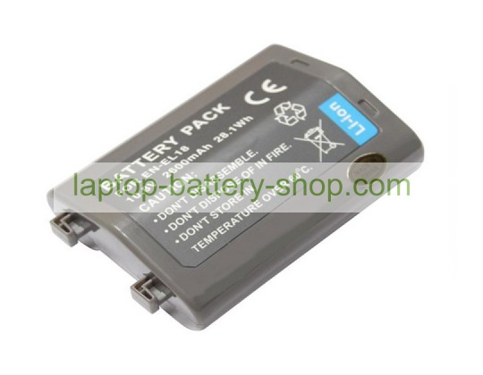 Nikon EN-EL18, EN-EL18a 10.8V 2600mAh replacement batteries - Click Image to Close