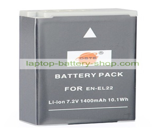 Nikon EN-EL22 7.2V 1400mAh replacement batteries - Click Image to Close