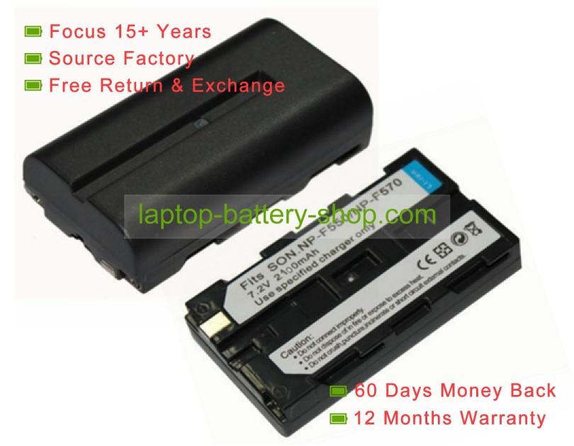 Sony NP-530, NP-930 7.2V 2100mAh replacement batteries - Click Image to Close