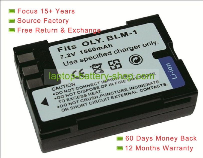 Olympus PS-BLM1, BLM-1 7.2V 1800mAh replacement batteries - Click Image to Close