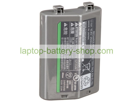 Nikon EN-EL18c 10.8V 2500mAh original batteries - Click Image to Close