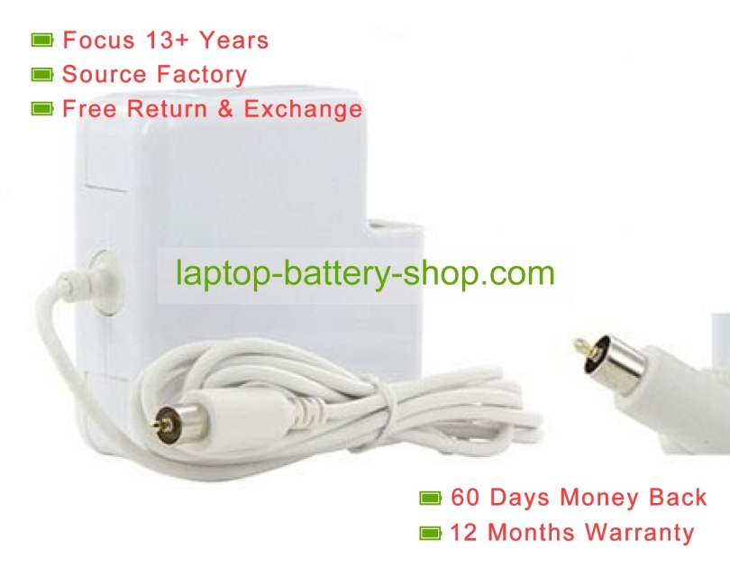 Apple A1021, M8943LL/A 24V 2A replacement adapters - Click Image to Close