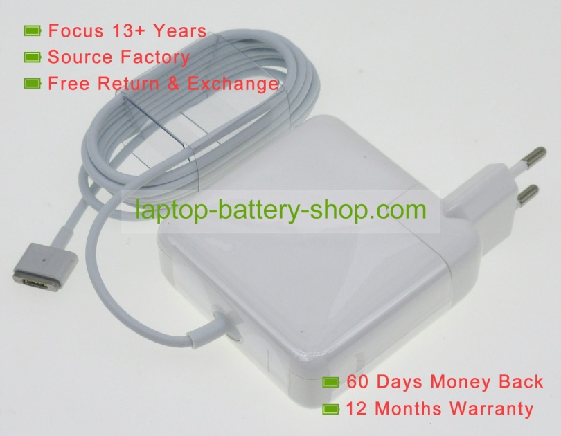 Apple A1344, A1184 16.5V 3.65A replacement adapters - Click Image to Close