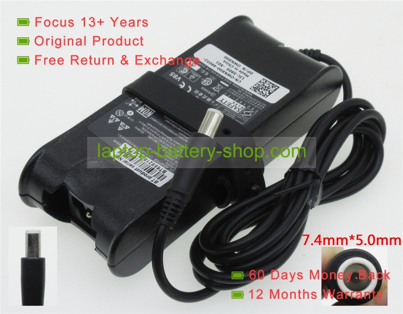 Dell PA-1900-02D, PA-12 Family 19.5V 4.62A original adapters - Click Image to Close