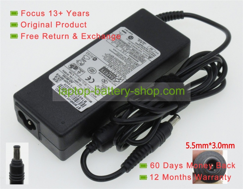 Samsung PA-1900-08, AD-8019 19V 4.74A original adapters - Click Image to Close