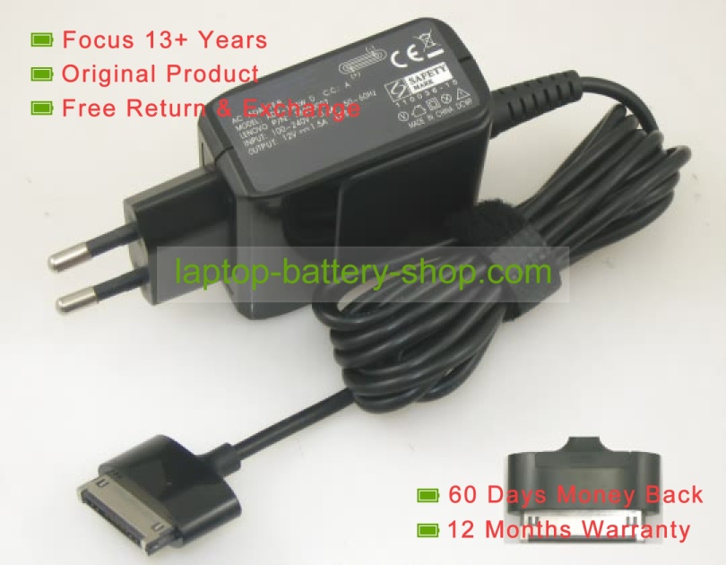 Lenovo ADP-18AW B, 78Y7366 12V 1.2A original adapters - Click Image to Close