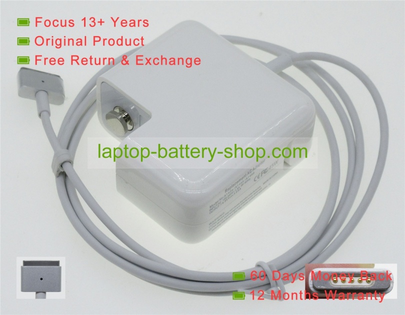 Apple A1436, Mb283ll/a 14.5V 3.1A original adapters - Click Image to Close