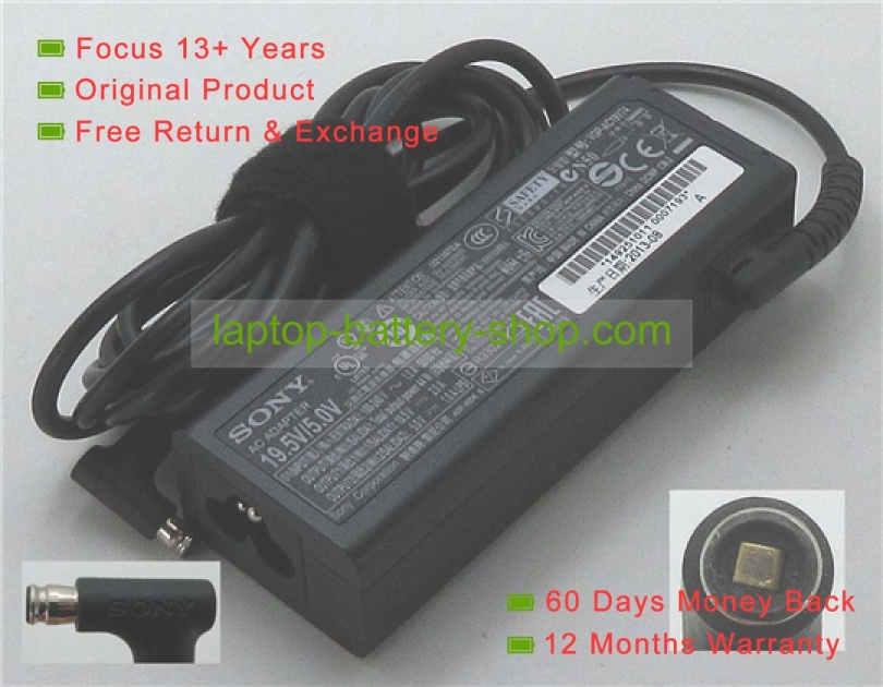 Sony VGP-AC19V74, VGP-AC19V73 19.5V 2A original adapters - Click Image to Close