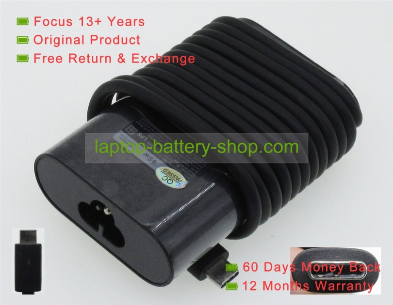 Dell DA45NM131, 03RG0T 5V/20V 2A/2.25A original adapters - Click Image to Close